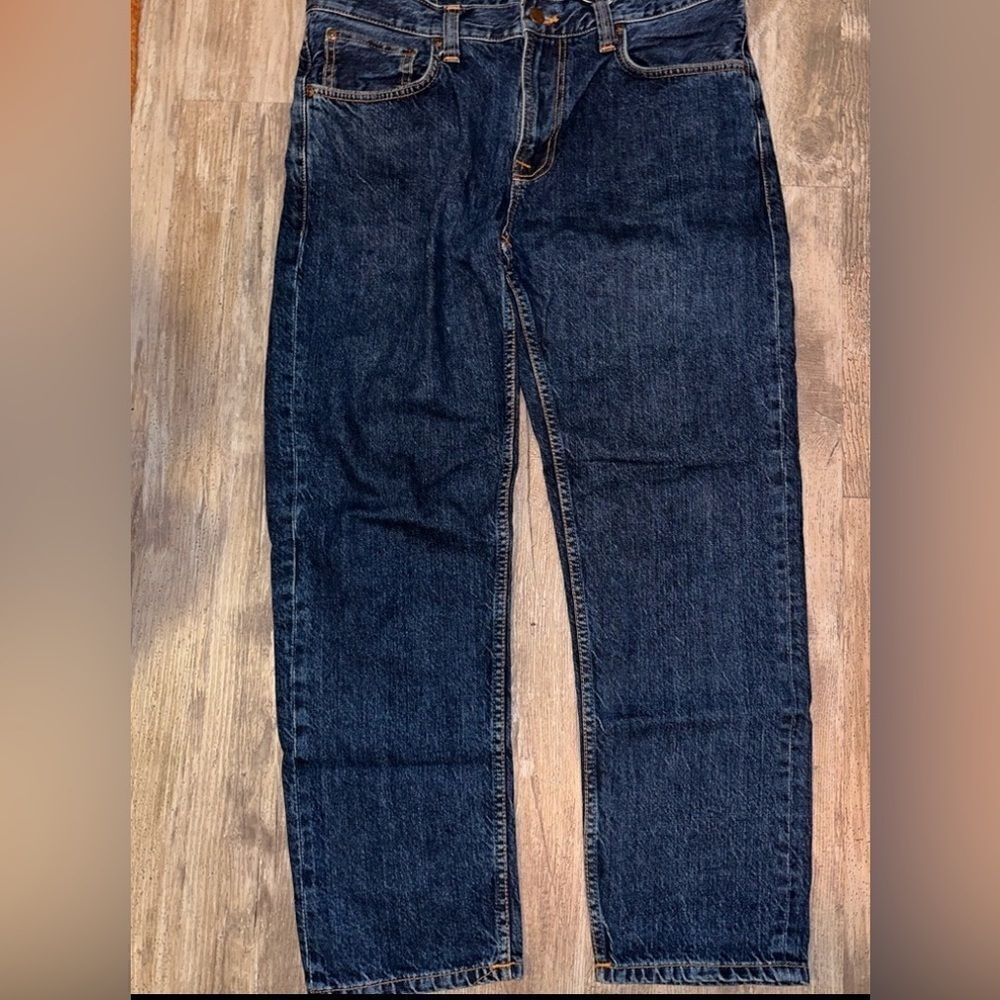 NUDIE JEANS
- Gritty Jackson - Dark Space Jeans - Blue sz 32 x 28